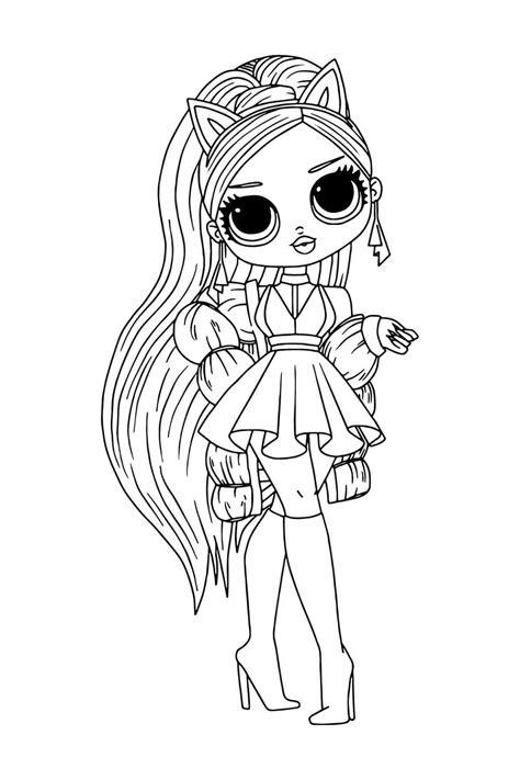 Coloring Pages Of Omg Dolls