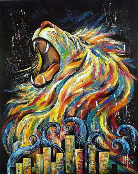 Prophetic Art By Janet Hyun Lion Of Judah Art Prophetic Art Lion