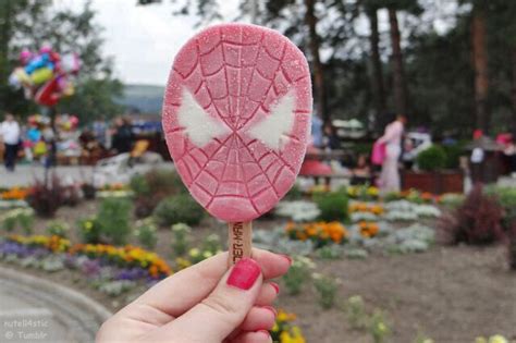 Spider Man Popsicle Cute Desserts Popsicle Recipes Flavor Ice