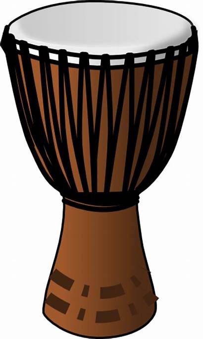 Drum African Clip Clear Clipart Clker