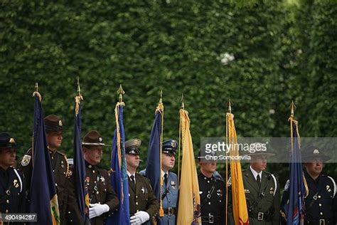 Fallen Officer Flag Photos And Premium High Res Pictures Getty Images