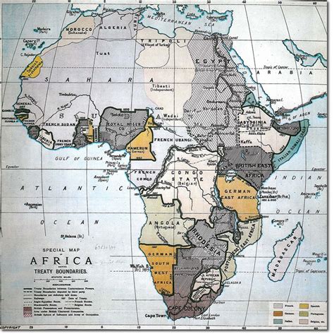 This Map Shows Africa In 1891 When It Was Largely Divided Among The