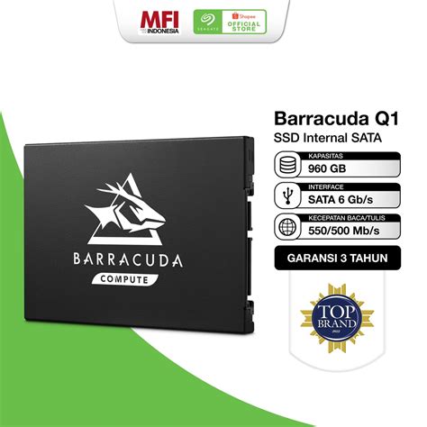 Jual Seagate Barracuda Q1 Ssd Internal Laptop 960gb Sata Iii Shopee