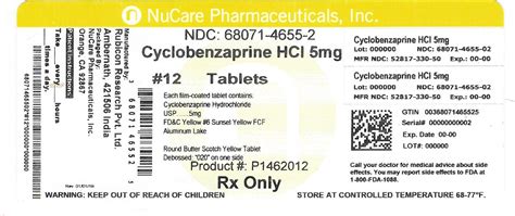 Cyclobenzaprine Hydrochloride Usp