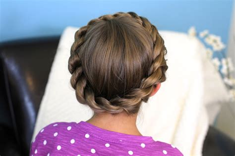 I'm loving this twist wrapped ponytail style! Crown Rope Twist Braid | Updo Hairstyles | Cute Girls ...