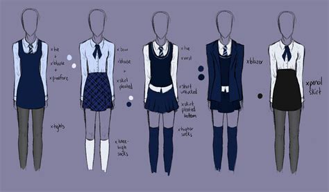 School Uniform Designs By Hennalah On Deviantart