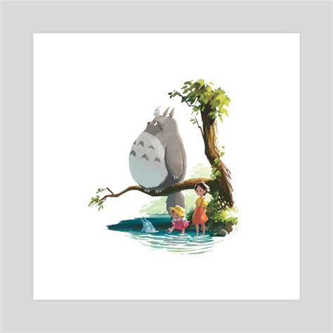 My Neighbor Totoro An Art Print By Chi Ngo Inprnt