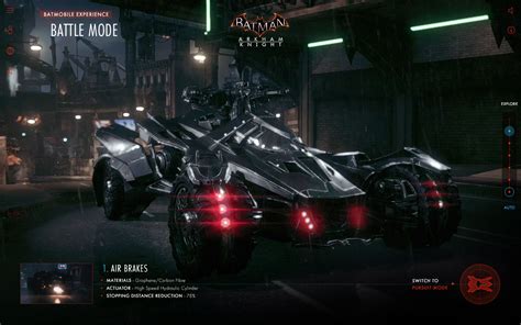 Batman Arkham Knight Batmobile Experience