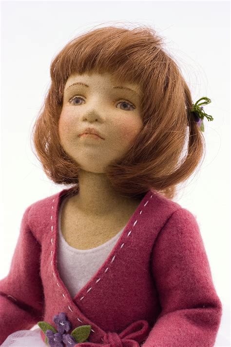 Maggie Iacono Abria Felt Molded Limited Edition Art Doll