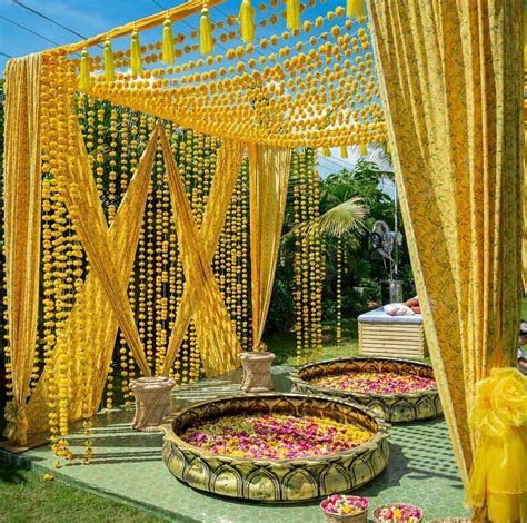 Diy Your Haldi Decor With This One Viral Item Wedmegood