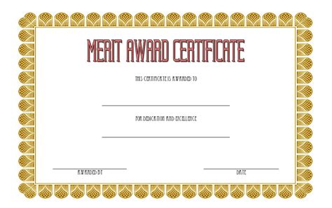 10 Certificate Of Merit Templates Editable Free Download