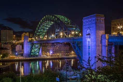 Newcastle Photos The Tyne Bridge At Night Newcastle Photos
