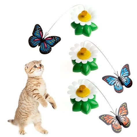 Bchz Electric Rotating Butterfly Toys For Catfunny Pet Toy Pet Cat