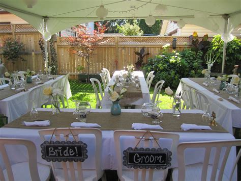 Weddings may traditionally be considered a time of grand celebration, unexpected expenses and large guest lists, but it is a couple's personal decision to have a large celebration or a simple private event. Ideas For Simple Backyard Weddings | Mystical Designs and Tags