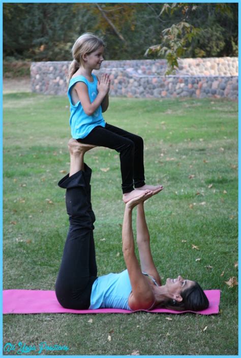 Here are seven easy poses for beginners. Couple Yoga Poses - AllYogaPositions.com
