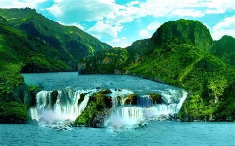 Tropical Waterfall Wallpapers - Wallpaper Cave