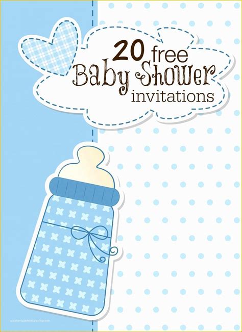 Free Printable Shower Invitations Templates
