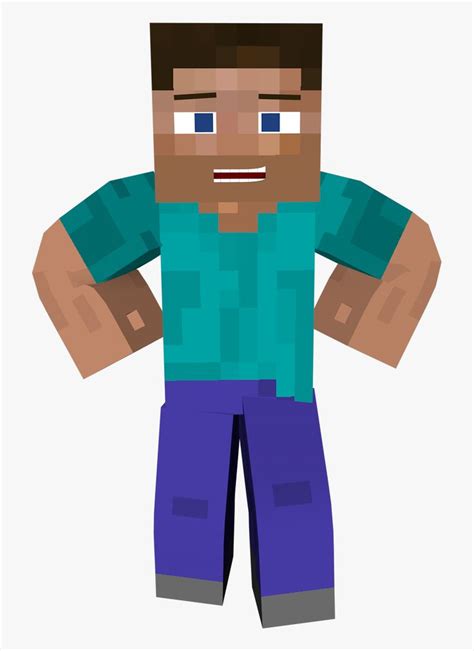 An Image Of A Minecraft Man With His Hands On His Hips