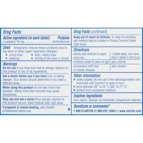 Check spelling or type a new query. Claritin 24 Hour Non Drowsy Allergy Relief 10 mg Tablets ...