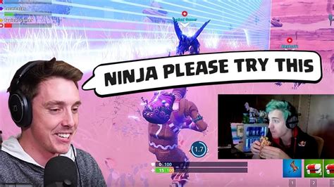 Ninja Reacts To Lazar Beam Can You Win Without Leaving The Storm