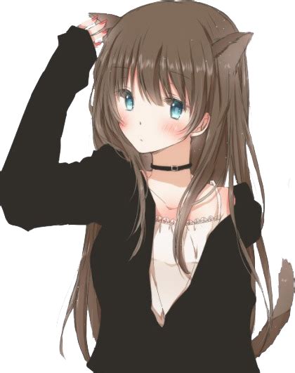 Anime Girl Png Transparent Image Download Size 420x531px