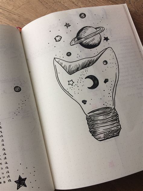 Bullet Journal Moon And Stars Ideias Para Cadernos Ideias De