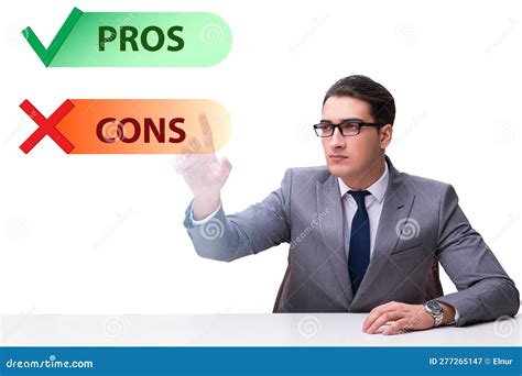 Concept Of Choosing Pros And Cons Stock Image Image Of Disadvantage