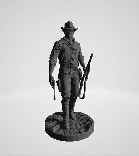 Red Dead Redemption 2 Arthur Morgan 3d Model 3d Printable Cgtrader