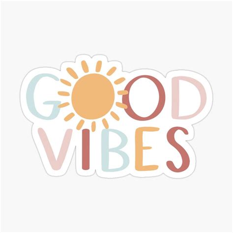 Good Vibes Sticker For Sale By Jamie Maher Good Vibes Scrapbook