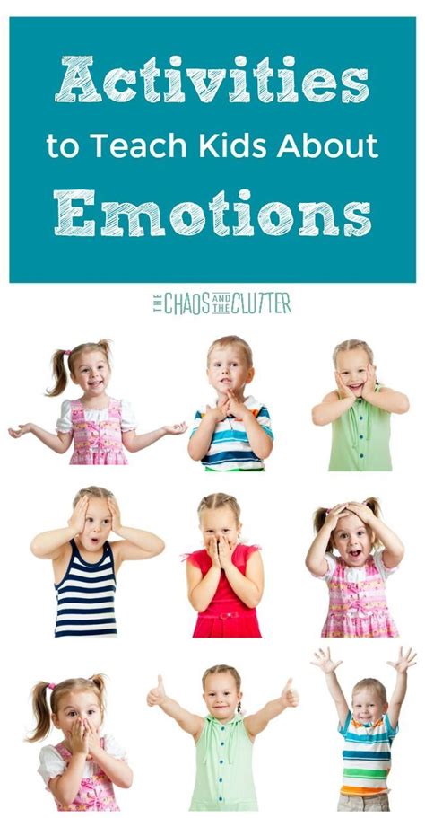 When you're stuck at home with the kids and have nothing to do, don't despair! Activities to Teach Kids About Emotions | Emotions ...
