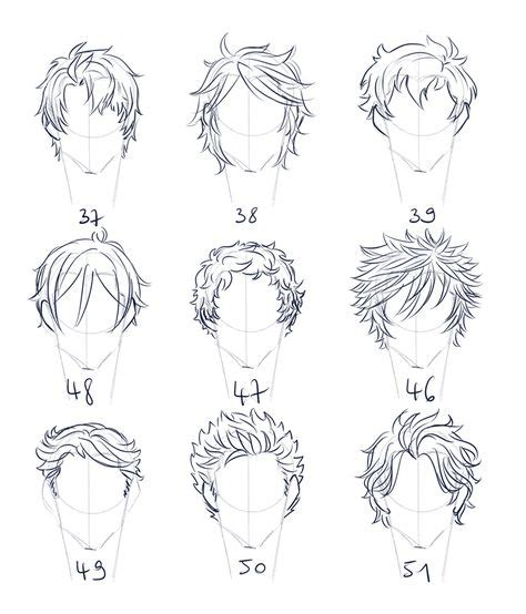 Drawing Hairstyles For Your Characters With Images Boy Hair Drawing