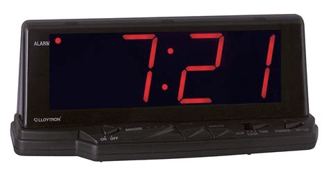 Lloytron J102 Prelude Jumbo Large Display Digital Alarm Clock For Sale