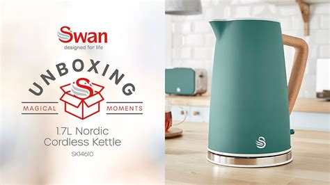 Swan Nordic Sk14610 Kettle Unboxing Video Youtube