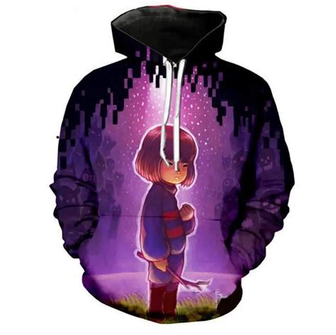 Game Undertale Sans Frisk 3d Printed Hoodie Tops Sweatshirts Coat