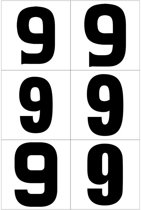Open any of the printable files above by clicking the image or the link below the image. 8 Best Images of Large Printable Numbers 0-9 - Free ...