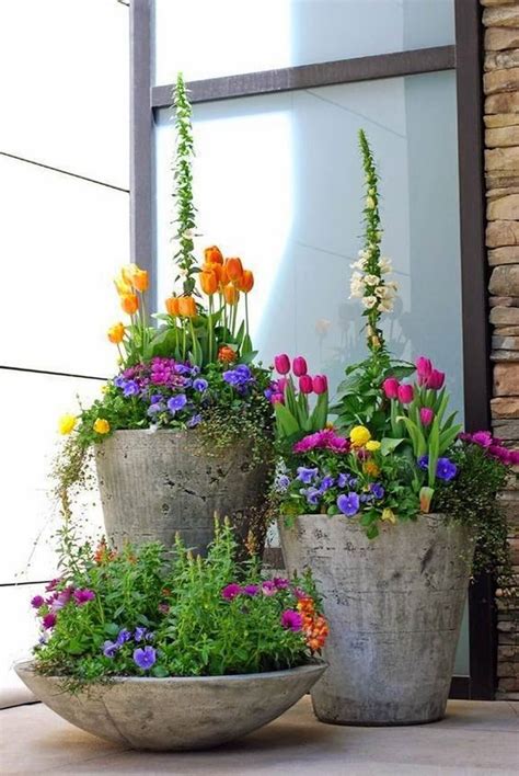 Welcome Spring 17 Great Diy Flower Pot Ideas For Front