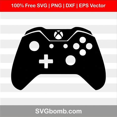 Free Xbox Controller Vector Svg Silhouette Clip Art This File Can Be