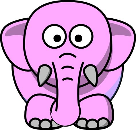 Pink Elephant Clipart Clip Art Library