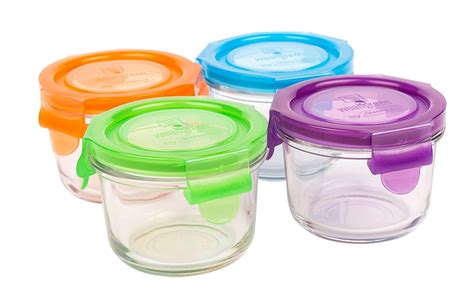 Ideal for storing, portioning, heating, and serving food, these airtight jars will not disappoint you. Leakproof Glass Homemade Baby Food Storage Containers ...