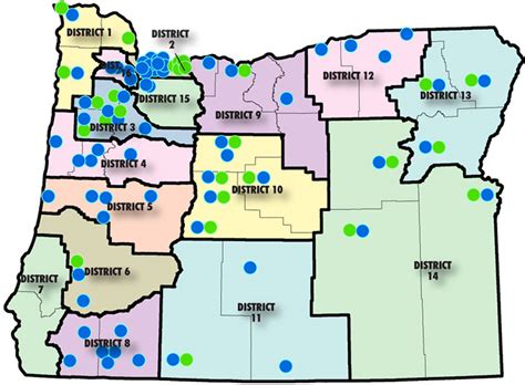 Oregon Dhs District Map Images And Photos Finder