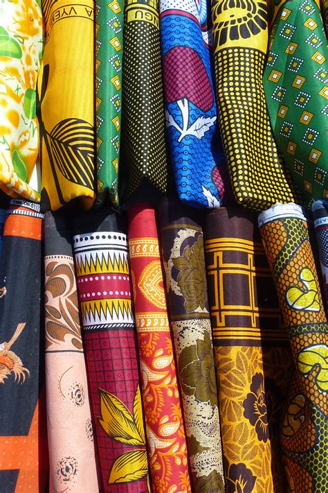 Kostenlose Foto Muster Farbe Afrika Bunt Stoff Textil Kunst Entwurf Tansania