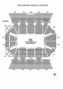 Mccarthey Athletic Center Seating Chart Printable Pdf Download
