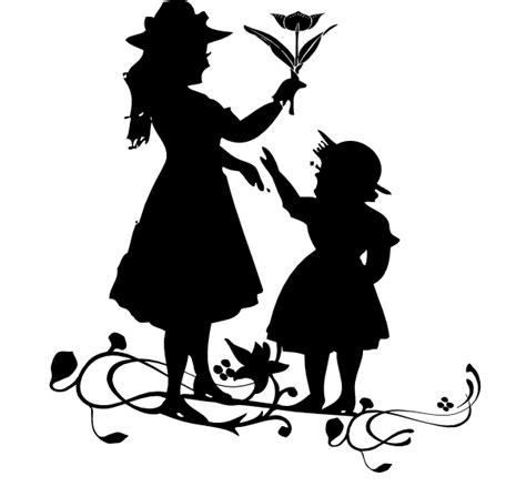 Mother And Child Clip Art At Vector Clip Art