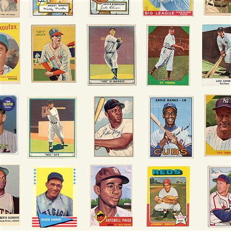 Mlb Hall Of Fame Baseball Card Poster Art Print Hof Etsy