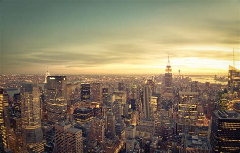 New York City Skyline At Sunset Photograph By Vivienne Gucwa