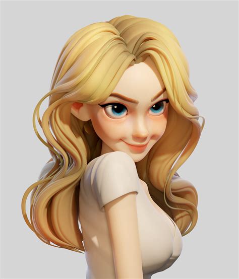 3d Character Animation 3d Model Character Female Character Design