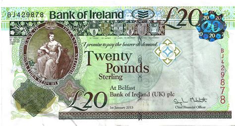 20 Pounds Bank Of Ireland Northern Ireland Numista
