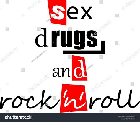 Sex Drugs Rocknroll Vector Art On Stock Vector Royalty Free 2090808532 Shutterstock