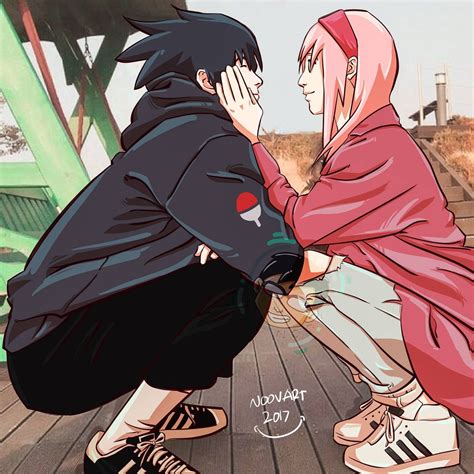 Sasuke Uchiha Sakura Haruno Sasusaku Naruto Shippuden Anime Images