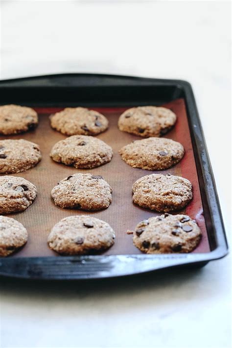 Turn onto a lightly floured surface; Healthy High Fiber Chocolate Chip Cookies - The Healthy Maven